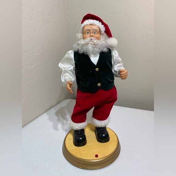 Musical Dancing Hip Swinging Santa Christmas North Pole Prod Gemmy. - Picture 3 of 10